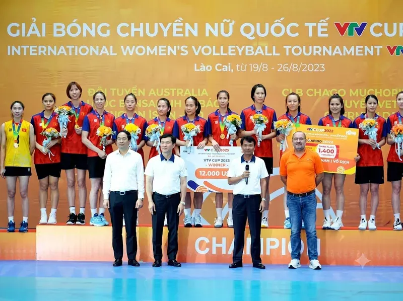 Bóng chuyền VTV Cup: Giải đấu hấp dẫn và dấu ấn nhà vô địch
